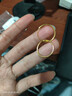 周六福圓環(huán)黃金耳環(huán)女足金耳圈生日禮物計價(jià)A0913144 一對 約1.63g 曬單實(shí)拍圖