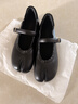 蹀愫慵懶時(shí)光|26年春超軟瑪麗珍鞋時(shí)尚增高3cm分趾鞋休閑鞋T76291A-01 黑色 38 曬單實(shí)拍圖