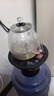 美能迪（MND）桶裝水燒水壺自動(dòng)上水加熱一體機抽水器電熱水壺全自動(dòng)桌桶下置式飲水機煮茶泡茶底燒水器 1L 藍光玻璃壺（壺底上水）+底座 曬單實(shí)拍圖