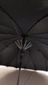 美度（MAYDU）24k一片式無(wú)縫不漏雨傘大號加固加厚結實(shí)抗風(fēng)長(cháng)柄雨傘M7006雅致黑 曬單實(shí)拍圖