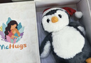 MCHUGS擁抱企鵝玩偶睡覺(jué)抱毛絨玩具安撫公仔生日禮物娃娃可繡字 企鵝冰冰 18cm 曬單實(shí)拍圖