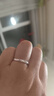 溥畔老鳳凰9999純銀戒指女素圈指環(huán)小眾設計食指戒時(shí)尚個(gè)性手飾品感 閃鉆素圈戒指老鳳祥同款 曬單實(shí)拍圖