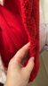 童泰（TONGTAI）嬰兒連體衣冬季夾棉連帽羊羔絨衣服兒童休閑哈衣爬服紅色66cm 曬單實(shí)拍圖