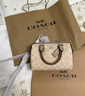 蔻馳（COACH）【品牌直供】女士ROWAN手提單肩斜挎波士頓包CW330女神節禮物 曬單實(shí)拍圖