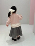班喜迪女童外套春裝2026新款兒童衣服春秋裝洋氣公主上衣寶寶小童裝衣服 粉色 90 曬單實(shí)拍圖