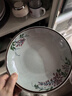 舍里中式釉下彩陶瓷圓盤(pán)復古水墨畫(huà)8英寸深盤(pán)菜盤(pán)高溫瓷餐具家用4只裝 曬單實(shí)拍圖