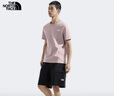 北面（The North Face）短袖T恤男純棉戶(hù)外半袖25夏季新品男女同款|8EYB 0SO/粉色 L /175 曬單實(shí)拍圖