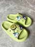 變形金剛（Transformers）變形金剛兒童拖鞋夏款中大男童寶寶洗澡軟底防滑涼拖鞋 綠色230碼 曬單實(shí)拍圖