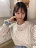 曼蒂婭925銀珍珠項鏈女原創(chuàng)百搭氣質(zhì)小清新女生鎖骨鏈珠珠吊墜 圓環(huán)正圓珍珠項鏈 曬單實拍圖