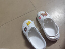 卡帝樂(lè )鱷魚(yú)洞洞鞋女士涼鞋休閑花園兩用沙灘拖鞋涼拖鞋 女 11129 白色 37 曬單實(shí)拍圖