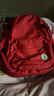 艾欣兒 潮牌初高中學(xué)生書(shū)包男女生大容量背包韓版簡(jiǎn)約高顏值百搭雙肩包電腦包16英寸筆記本包 紅色+扭扭結掛件 曬單實(shí)拍圖