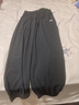安踏兒童褲子男中大童梭織防蚊冰絲速干夏季新款女孩青少年寬松運動(dòng)褲 黑色【冰絲速干】 165 cm 曬單實(shí)拍圖