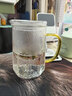 雅集玻璃杯筑銘杯茶杯泡茶杯帶過(guò)濾木蓋喝水杯子玻璃杯男士辦公杯 曬單實(shí)拍圖