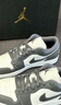 耐克（NIKE）喬丹大童輕便AJ1板鞋春季男女童平底低幫運動(dòng)鞋JORDAN 553560 曬單實(shí)拍圖