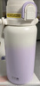 哈爾斯保溫杯316不銹鋼男女士大容量吸管雙飲水杯子學(xué)生帶背帶750ML紫色 曬單實(shí)拍圖