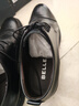 百麗男鞋商場(chǎng)款真皮牛皮春夏新郎婚鞋商務(wù)正裝皮鞋B3G25 黑色 41 曬單實(shí)拍圖