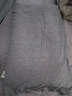 無(wú)印良品A類(lèi)全棉枕套100%純棉枕套枕巾48x74cm一對裝 深灰淺灰 曬單實(shí)拍圖
