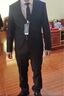 羅蒙西服套裝男士商務(wù)修身西裝男職業(yè)正裝小西服新郎伴郎結婚禮服外套 黑色雙扣【西服+西褲+襯衫】 2XL /180【130-145斤】+7件禮品 曬單實(shí)拍圖