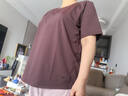 蕉下（beneunder）涼感速干女士戶(hù)外運動(dòng)T恤CC004春夏新品桃木咖XXL 曬單實(shí)拍圖