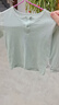 童泰（TONGTAI）寶寶上衣春秋季純棉嬰兒衣服內衣男童女童秋衣長(cháng)袖上衣綠色90cm 曬單實(shí)拍圖