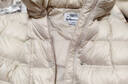 美力城卓沅同款|暖天鵝泡芙鵝絨女裝短款保暖外套休閑風(fēng)潮流韓版新款108 鈦金白 S （100-110斤） 曬單實(shí)拍圖