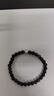 本命堂天然黑曜石手串男女款足銀六字真言純銀手鏈生日禮物送女友老婆 曬單實(shí)拍圖