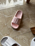 潔麗雅拖鞋女夏季室內家居家用浴室洗澡防滑防臭EVA情侶靜音涼拖鞋男夏 粉色 【3.0旗艦款 |  99%抗菌不臭腳】 38-39 【適合37-38碼】 曬單實(shí)拍圖