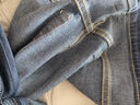 皮爾卡丹（pierre cardin）高端牛仔褲男春秋季厚款直筒寬松大碼商務(wù)休閑褲子男裝 雅灰色 38 曬單實(shí)拍圖