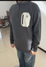 左西童裝男童德絨打底衫2025新款兒童半拉鏈T恤冬裝男孩潮 深灰色 160 曬單實(shí)拍圖