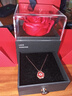 唯一（Winy）桃之夭夭銀項鏈女款生日三八節女神禮物送女朋友老婆首飾吊墜 曬單實(shí)拍圖