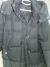 雪中飛羽絨服女中長(cháng)款90絨25冬季過(guò)膝純色寬松時(shí)尚連帽休閑厚外套黑色L 曬單實(shí)拍圖