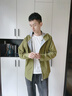 波司登（BOSIDENG）2026春季男士短款商務(wù)高智通勤連帽極簡(jiǎn)時(shí)尚外套B261214215 【店長(cháng)推薦】橄欖黃3464 M 175/96A 體重約130-140斤 曬單實(shí)拍圖