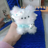 oein兔毛扭扭棒小狗手工diy材料包自制成品毛絨玩偶送女朋友生日禮物 兔毛小狗--款一（材料包） 曬單實(shí)拍圖