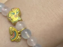 周六福黃金轉運珠女3D硬金彩虹馬芙蓉寶石手串生肖馬定價(jià) 1.39g 曬單實(shí)拍圖