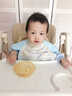 科巢寶寶吃飯圍兜嬰幼兒輔食無(wú)袖罩衣圍嘴防水防臟兒童飯兜反穿衣 【防水防污 一擦即凈】鯨游綺境 均碼【建議3個(gè)月-3歲】 曬單實(shí)拍圖