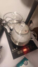 益茶福全自動(dòng)上水電熱水壺底部上水嵌入式茶臺功夫茶燒水壺飲水燒水一體機抽水玻璃煮茶壺保溫泡茶壺 SQ-008玻璃套裝 1L 曬單實(shí)拍圖
