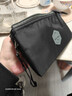 唯唐小鎮手機鑰匙收納包多層便攜拉鏈防塵防水手拿旅行隨身男女手包 都市通勤手包 -酷黑色 曬單實(shí)拍圖