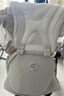 虎貝爾（HBR）Air Fit雙型懸浮腰凳雙片式嬰兒背帶輕便護肩減壓抱娃神器 沙霧棕 曬單實(shí)拍圖