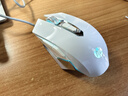 惠普（HP）M220游戲鼠標USB有線(xiàn)鼠標自定義宏驅動(dòng)2400DPI吃雞LOL鼠標電競游戲鼠標 白色 冰藍光 靜音版 曬單實(shí)拍圖