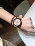 路易爵倫學(xué)生手表男女同款考試專(zhuān)用公務(wù)員初高中復古靜音夜光機械石英腕表 曬單實(shí)拍圖