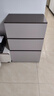林氏家居客廳六斗柜收納靠墻邊置物儲物餐邊柜子OV1E【灰色】0.6米三斗柜 曬單實(shí)拍圖