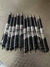 譽(yù)品（YUPIN） 按動(dòng)中性筆黑色0.5mm簽字筆學(xué)生用大容量辦公碳素子彈頭圓珠水性筆文具用品 10支黑筆【經(jīng)典款】 曬單實(shí)拍圖