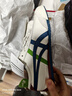 Onitsuka Tiger鬼塚虎MEXICO 66?復古舒適春夏季男女休閑運動(dòng)鞋 米白色/藍色 37 曬單實(shí)拍圖
