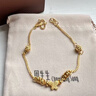 周生生黃金手鏈 足金小金珠蝴蝶手鏈送女友 50737B計價(jià)5.3克 曬單實(shí)拍圖