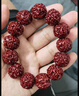 彩荷五六瓣金剛機刷包漿玉化大金剛菩提子佛珠男女 五瓣牛津紅20mm 曬單實(shí)拍圖