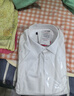 雅戈爾（YOUNGOR）26年春夏新品純色DP免燙襯衫棉質(zhì)抗皺易打理長(cháng)袖襯衫男 白色 41 曬單實(shí)拍圖