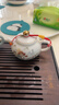 金鑲玉羊脂玉瓷西施壺家用中國風(fēng)陶瓷泡茶壺喝茶水壺功夫茶具 世外桃源 曬單實(shí)拍圖