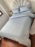 LAVIE HOME羅萊家紡四件套純棉床單床品被罩被套套件高端輕奢高級感床上用品 羅萊2026新款-淺藍 床單款 1.8m四件套：被套200x230 曬單實(shí)拍圖