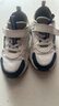 特步（XTEP）童鞋兒童復古老爹休閑鞋革料魔術(shù)貼運動(dòng)鞋 白沙灰/新靛藍 32 曬單實(shí)拍圖