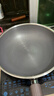 美的（Midea）炒鍋不粘鍋炒菜鍋304不銹鋼30cm平底鍋陶瓷0氟雪花不花芯磁爐通用 曬單實(shí)拍圖